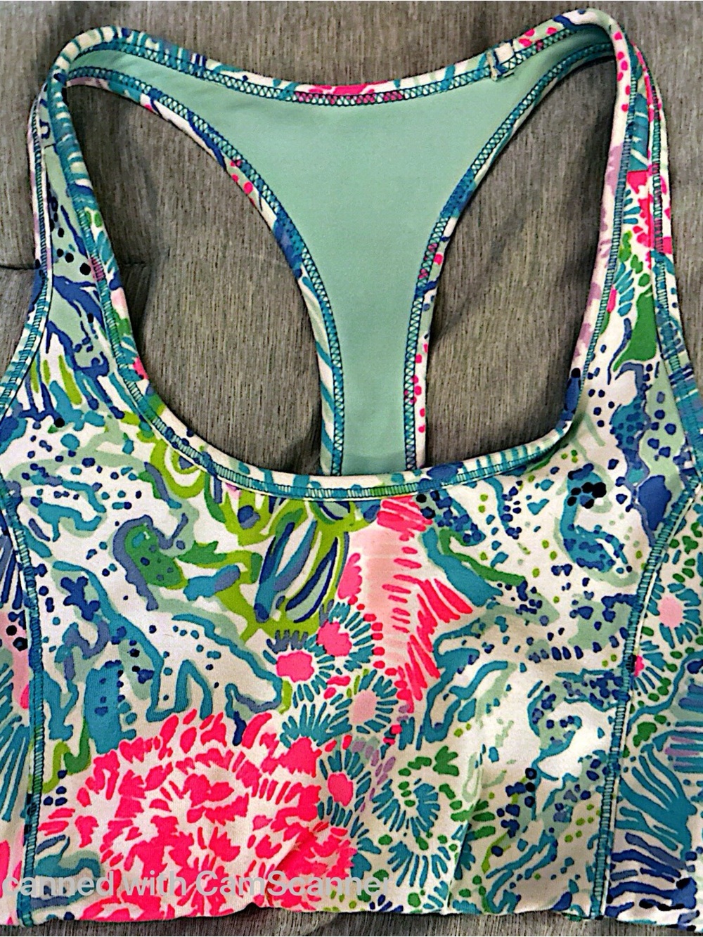 Lilly Pulitzer Luxletic Teegan Racerback Sports Bra - XXS
